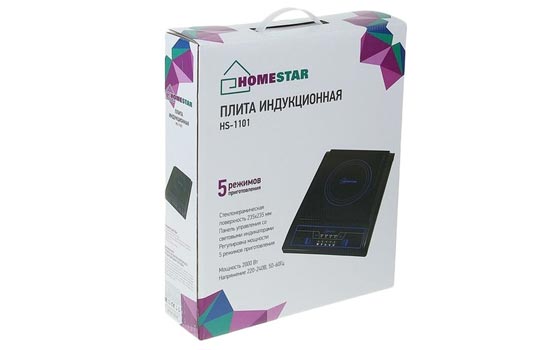 Индукционная плита Homestar HS-1101 - «Светофор» сеть магазинов низких цен
